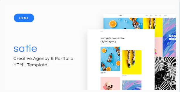 Satie - Creative Agency - Portfolio HTML Template