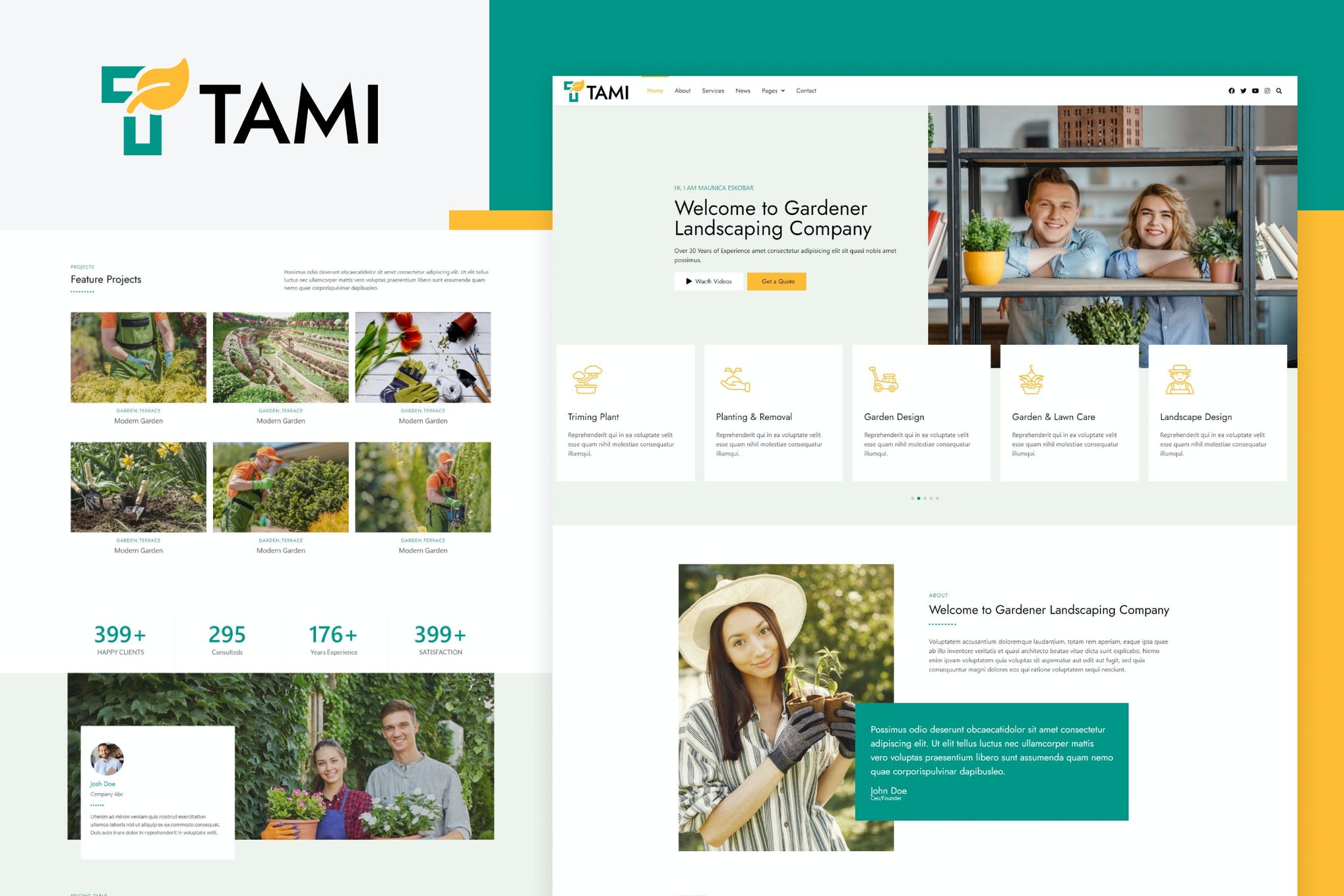 Tami - Landscape - Gardening Elementor Template Kit