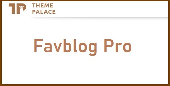 Theme Palace Favblog Pro