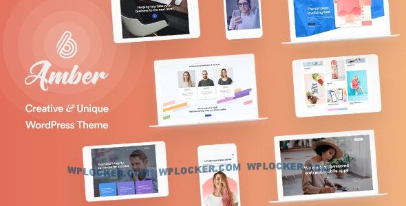 Amber SixCreative and Multipurpose WordPress Theme
