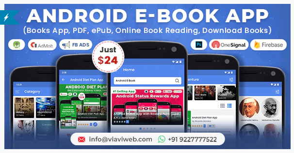 Android E-Book App with Material Design - Android reader
