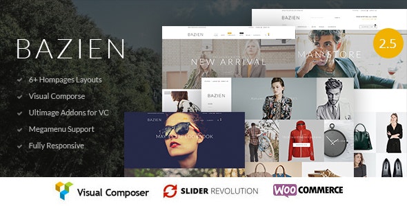 Bazien - WordPress / Woocommerce Responsive Theme