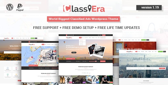 Classiera - Classified Ads WordPress Theme