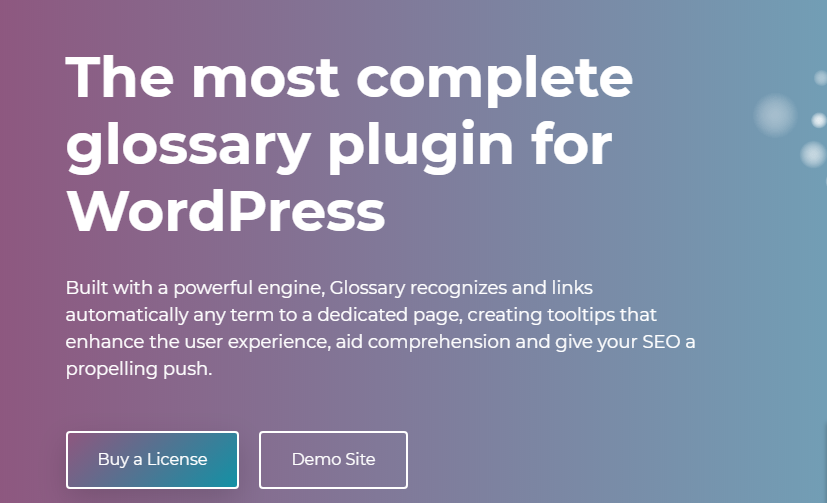 Glossary PRO - plugin for creating a glossary for WordPress