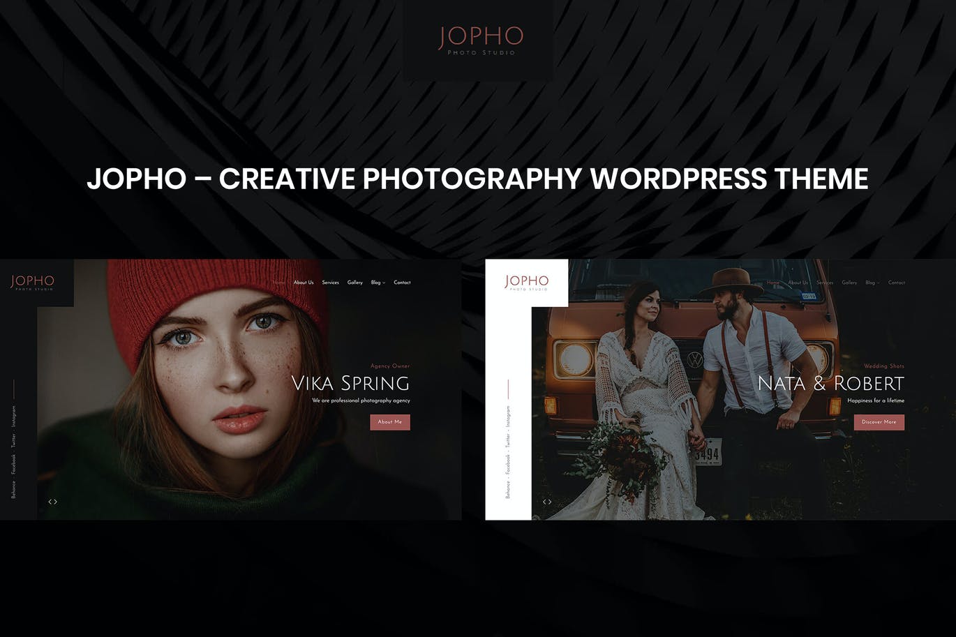 Jopho - Creative Photography WordPress Theme