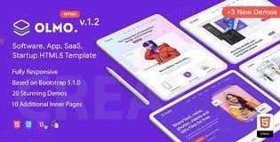 OLMO - Software - SaaS HTML Template