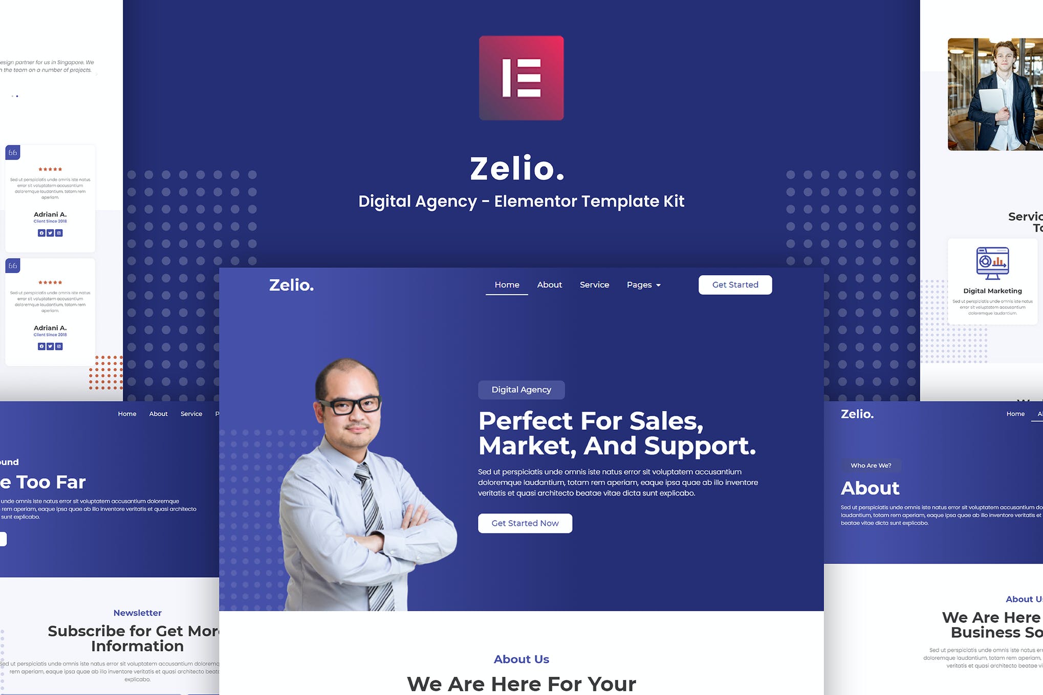 Zelio - Digital Agency Template Kit