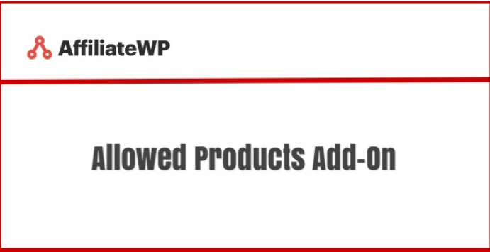 AffiliateWP Allowed Products Add-On