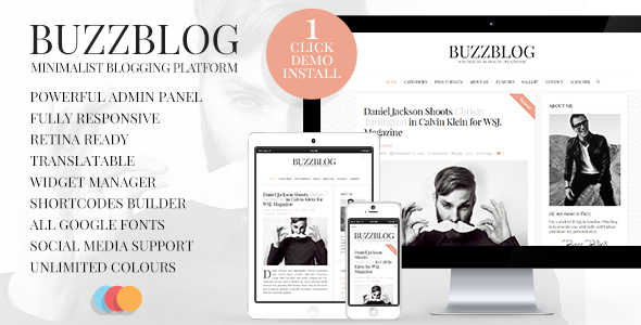 Buzz - Lifestyle Blog - Magazine WordPress Theme