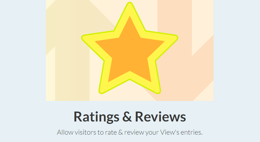 GravityView Ratings - Reviews Extension