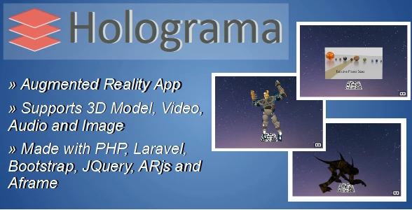 Holograma - Augmented Reality Builder App