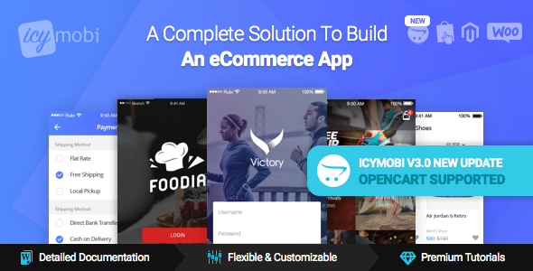 IcyMobi - All-in-one E-commerce App Solution | Full Applications