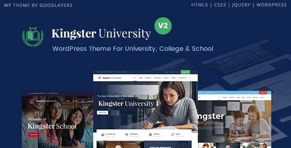 Kingster- Education WordPress For University