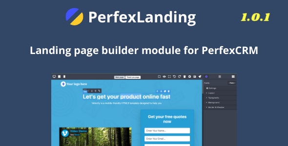 PerfexLanding - LandingPage builder for Perfex CRM