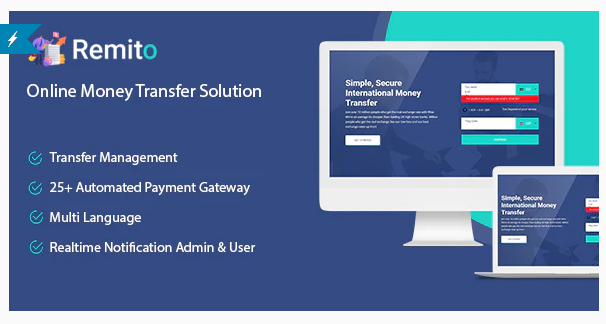 Remito - online money transfer script