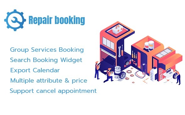 Revy WordPress booking system for repair service industries