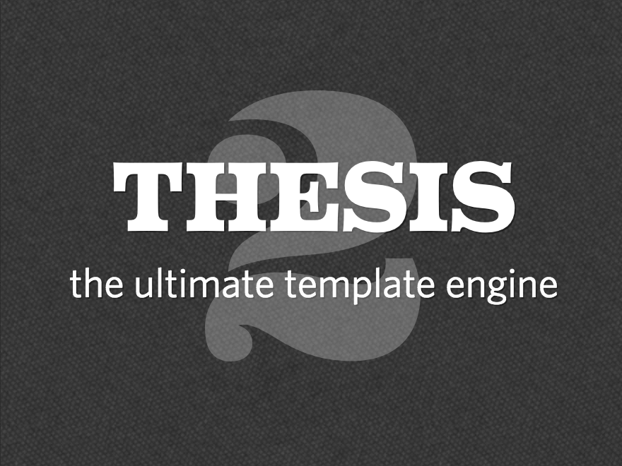 THESIS - DIYthemes