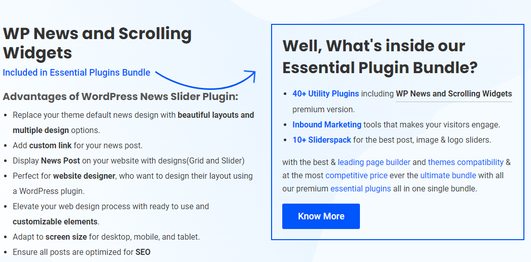 WP News and Scrolling Widgets