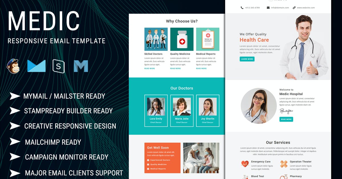 CLINIC - Multipurpose Responsive Email Template