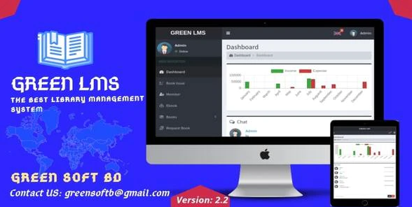 Green LMS - library management system