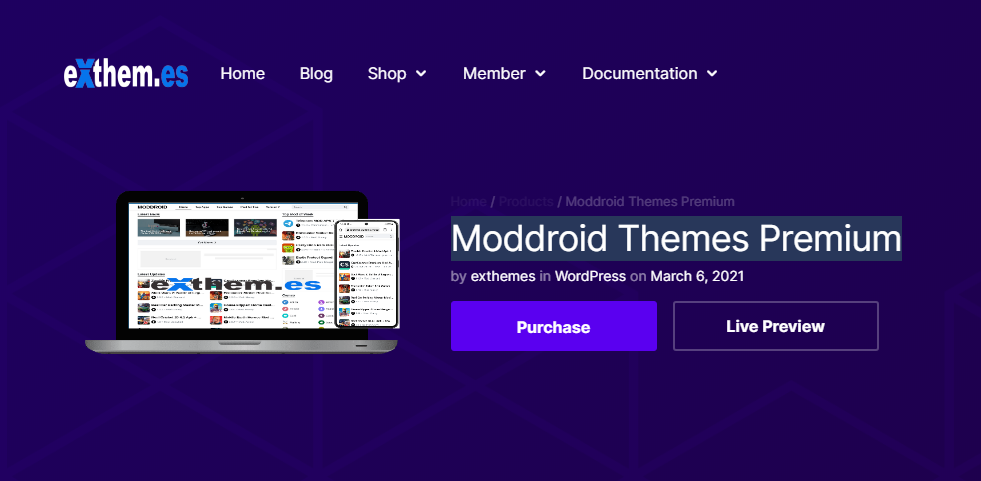 Moddroid - Android Theme For WordPress