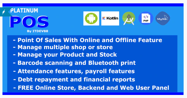 Platinum Point Of Sales (POS) - complete package