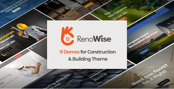RenoWise - Construction - Building Theme