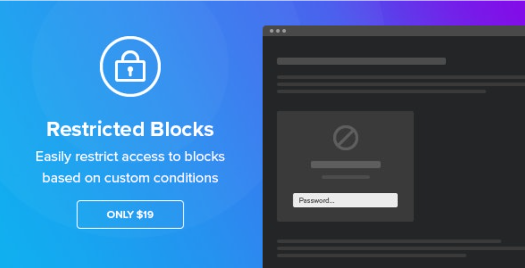Restricted Blocks - WordPress Plugin