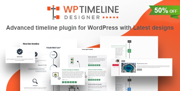 WP Timeline Designer Pro- WordPress Timeline Plugin