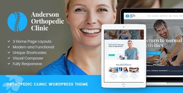 Anderson Orthopedic Clinic - Medical Center WordPress Theme