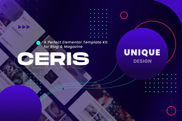 Ceris - Blog - Magazine Elementor Template Kit