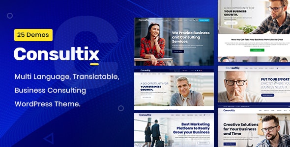 Consultix- Business Consulting WordPress Theme