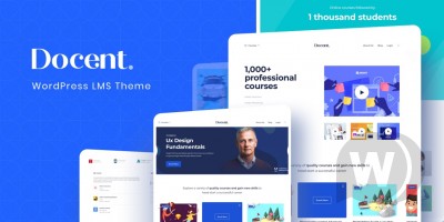 Docent Pro WordPress LMS Theme for Single Instructor