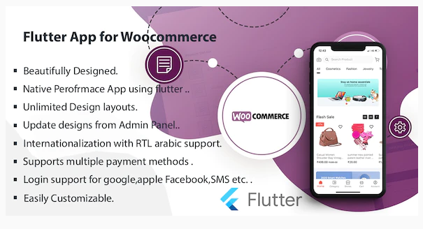 Flutter Multivendor Mobile app for WooCommerce
