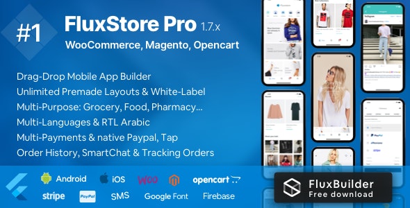 Fluxstore Pro - Flutter E-commerce Full App for Magento