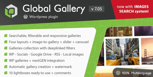 Global Gallery WordPress Responsive Gallery 