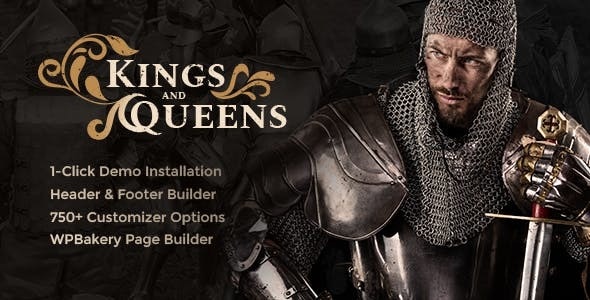Kings - Queens WordPress Theme