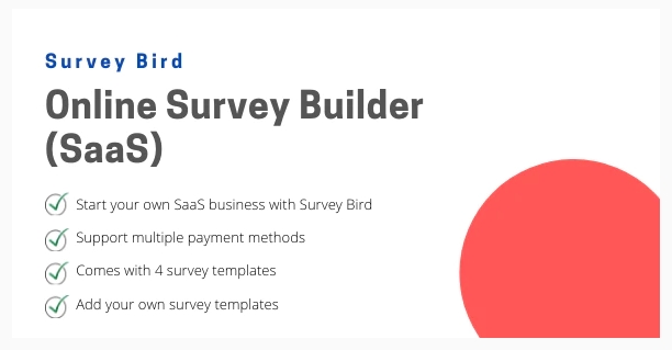 Survey Bird - online survey builder (SaaS)