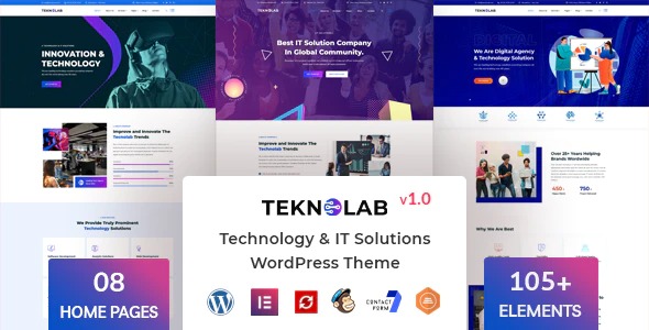 Teknolab - Technology - IT Solutions WordPress Theme