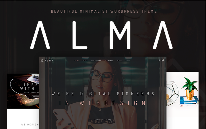 Alma - Minimalist WordPress Theme Template Monster