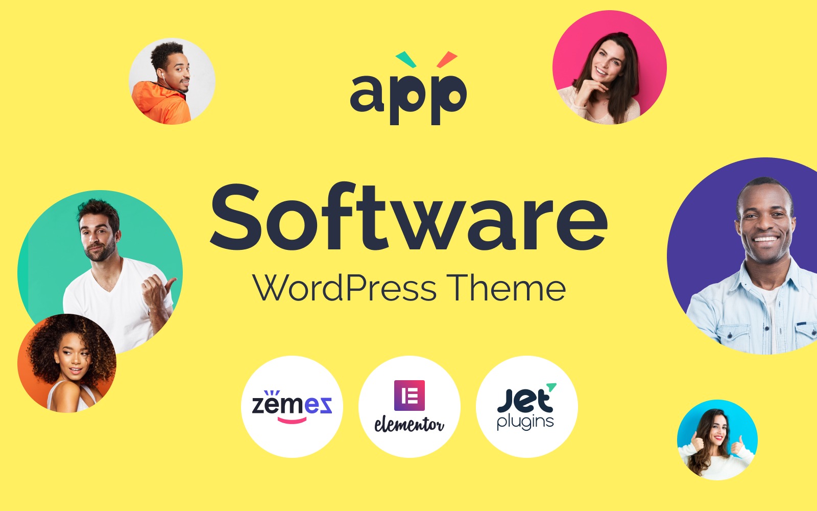 App - Software Template with Elementor Builder WordPress Theme TM