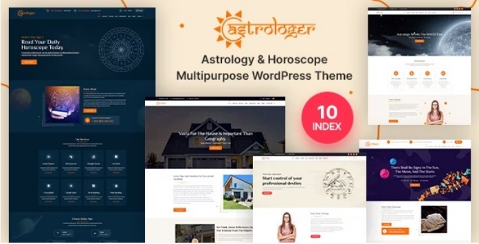 Astrologer - Horoscope and Astrology WordPress Theme
