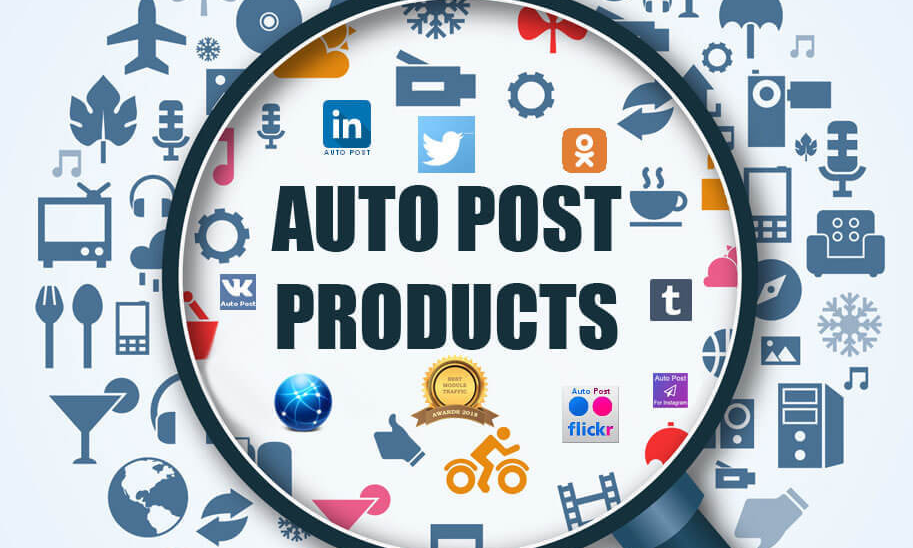 Auto-Post Products to Selected Social Networks Module