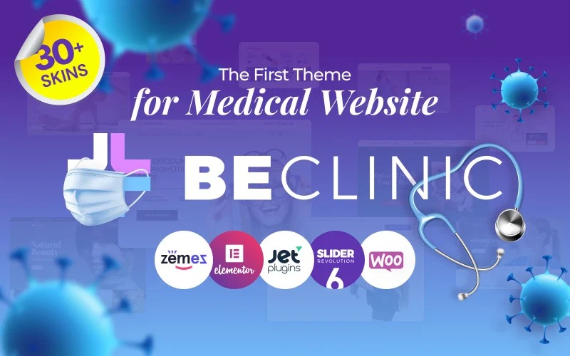 BeClinic - Multipurpose Medical Clean WordPress Theme TM