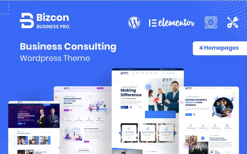 Bizcon - Business Consulting WordPress Theme