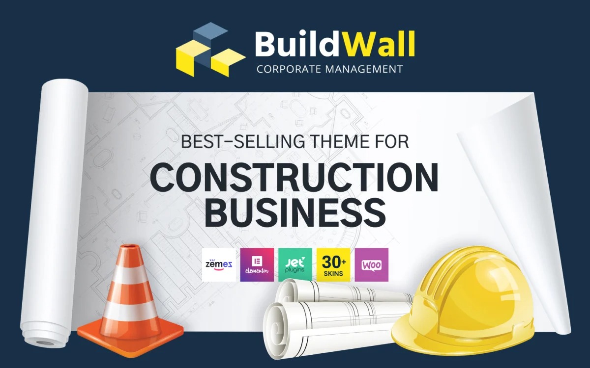 BuildWall - Construction Company Multipurpose WordPress Theme TM