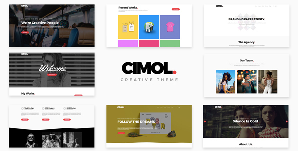 Cimol - Responsive One Page - Multi Page Portfolio Theme