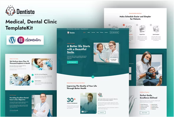 Dentisto Dentist - Medical Elementor Template Kit