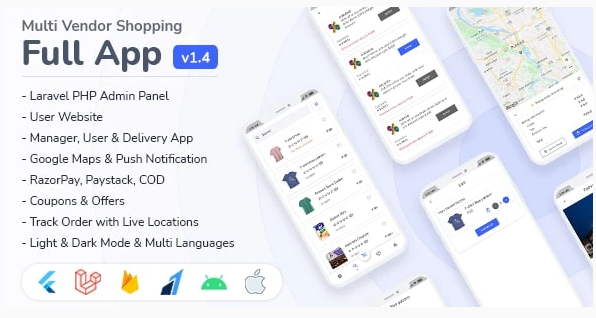 EMall - Flutter Shopping Full App