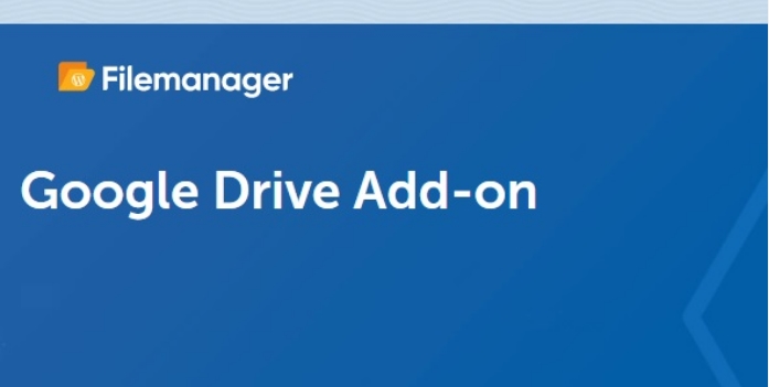 File Manager Google Drive Addon (Premium)